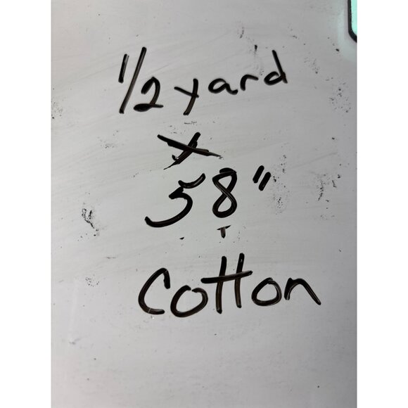 Whimsical Christmas Reindeer Hearts Cotton Fabric 1/2 yard x 58" Craft Quilting - Picture 5 of 9